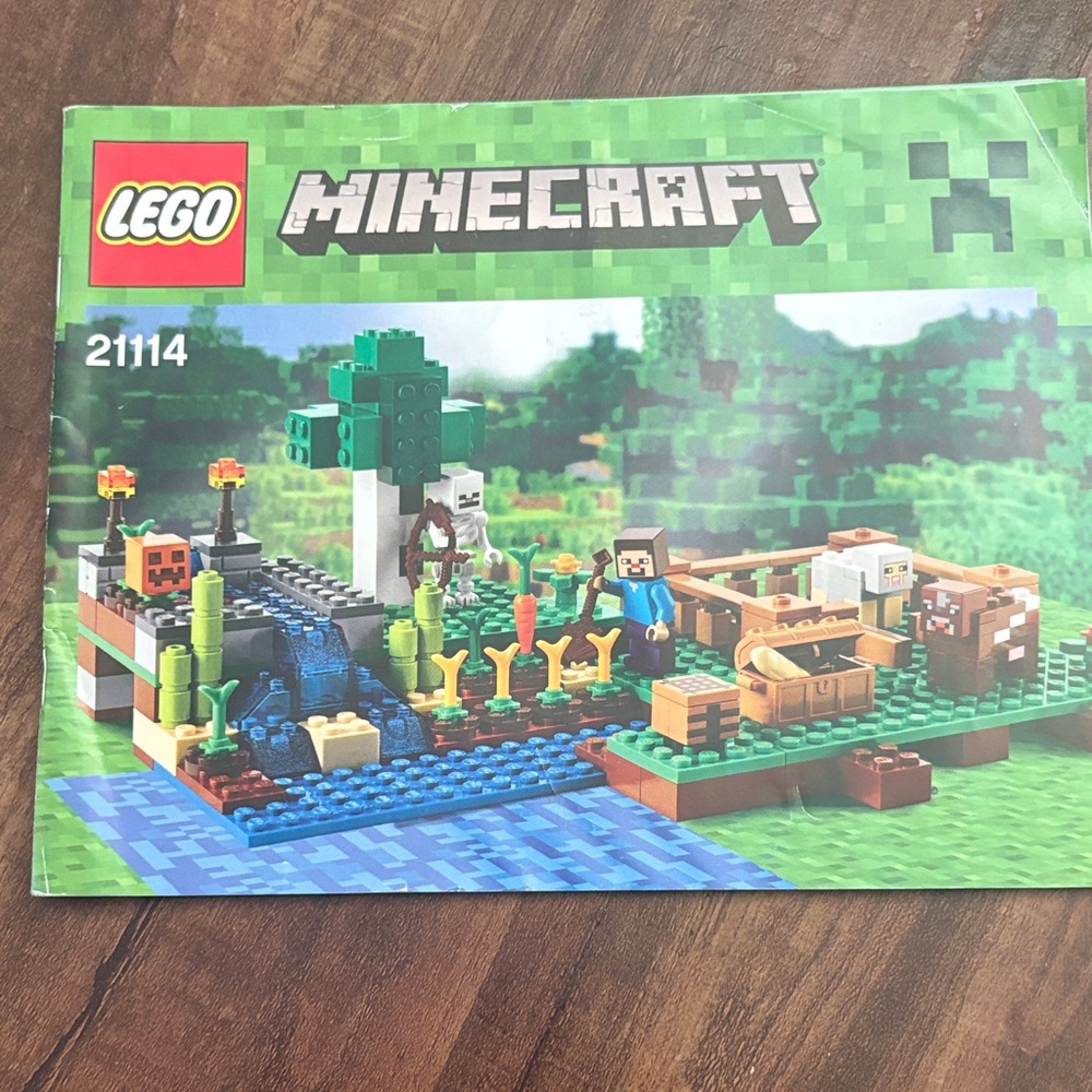 LEGO Minecraft Farm Adventure instructions only